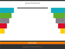 Tablet Screenshot of gowest-frankfurt.de